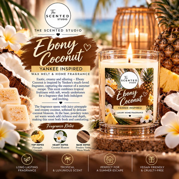 Ebony Coconut Wax Melt – Yankee Inspired Exotic Fragrance
