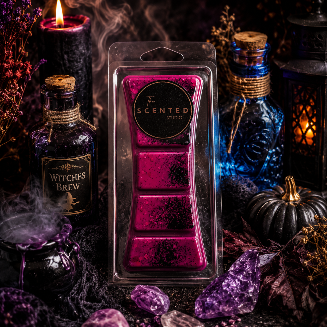 Melted Witch Wax Melt & Home Fragrance – Fruity Halloween Cocktail Scent