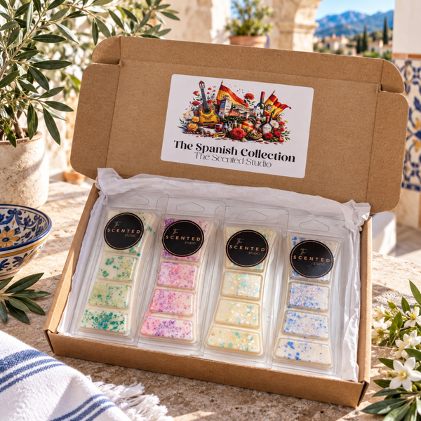 Spanish Wax Melt Gift Set – 4 Snap Bars | Highly Scented & Long-Lasting