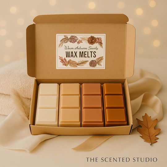 Autumn Wax Melt Gift Box – 4 Seasonal Scents