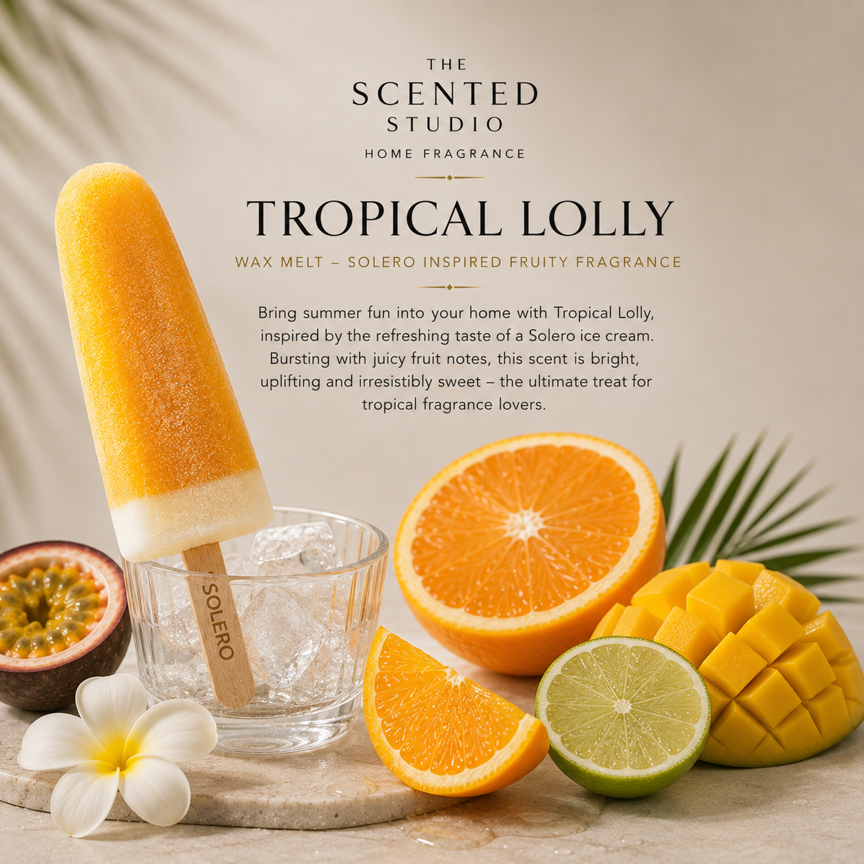 Tropical Lolly Wax Melt – Solero Inspired Fruity Fragrance