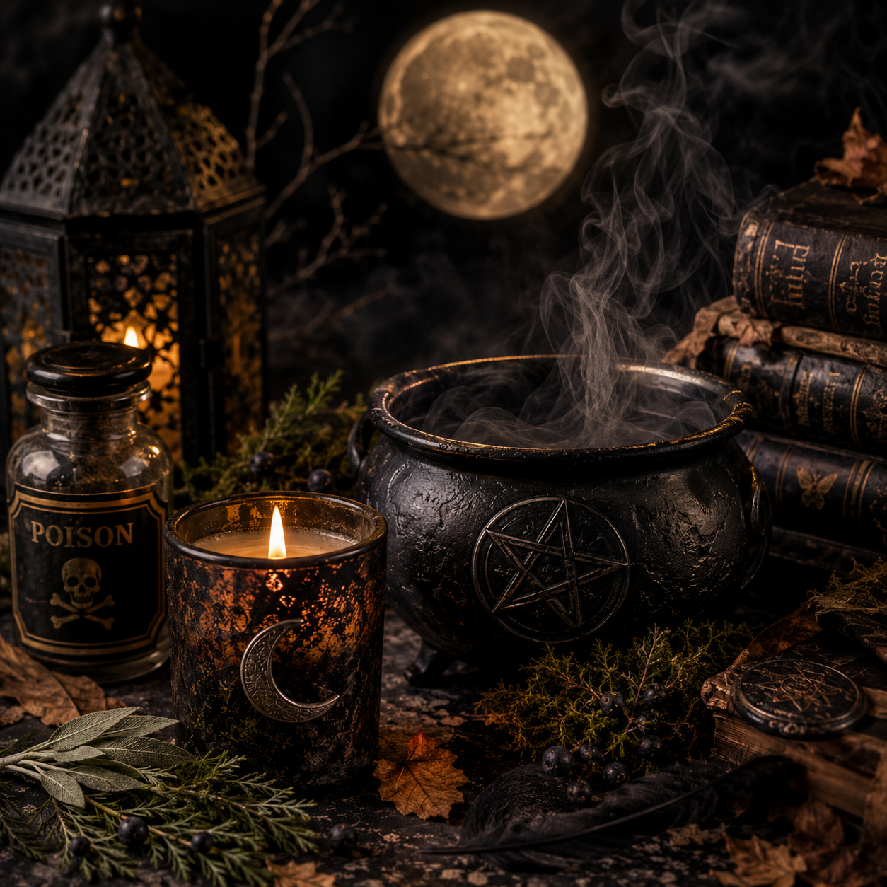 Superstition Wax Melt & Home Fragrance – Dark Woody & Spicy Halloween Scent