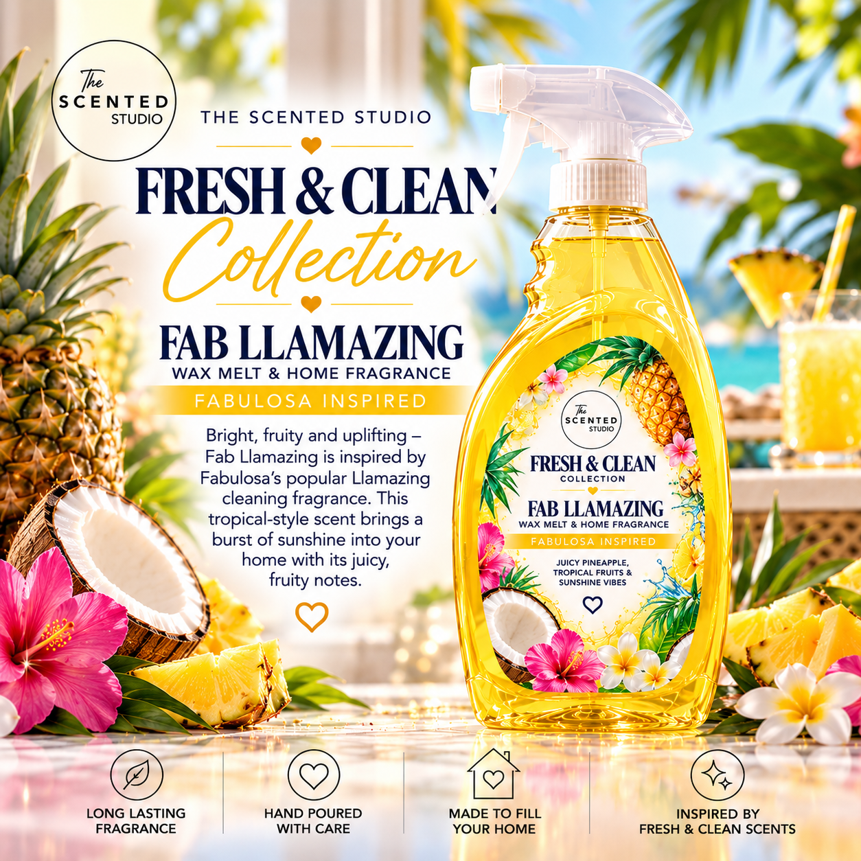 Fab Llamazing Wax Melt – Fabulosa Inspired Fruity Tropical Fragrance