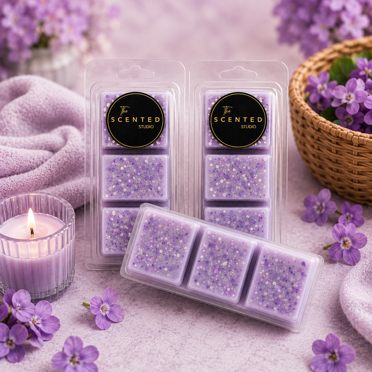 Lianne Violet Wax Melt – Fabulosa Little Violets Inspired Fragrance
