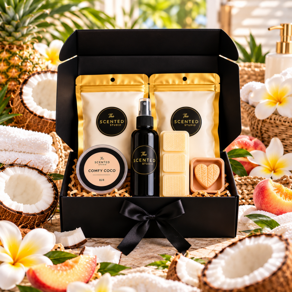 Comfy Coco Home Fragrance Gift Box | Coconut Laundry Inspired