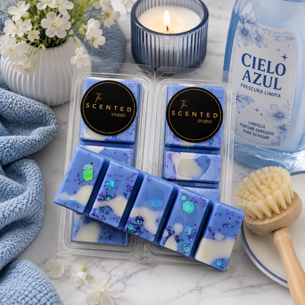 Cielo Azul Wax Melt – Spanish Cleaning Inspired Fragrance (Mayor Domo Dupe)