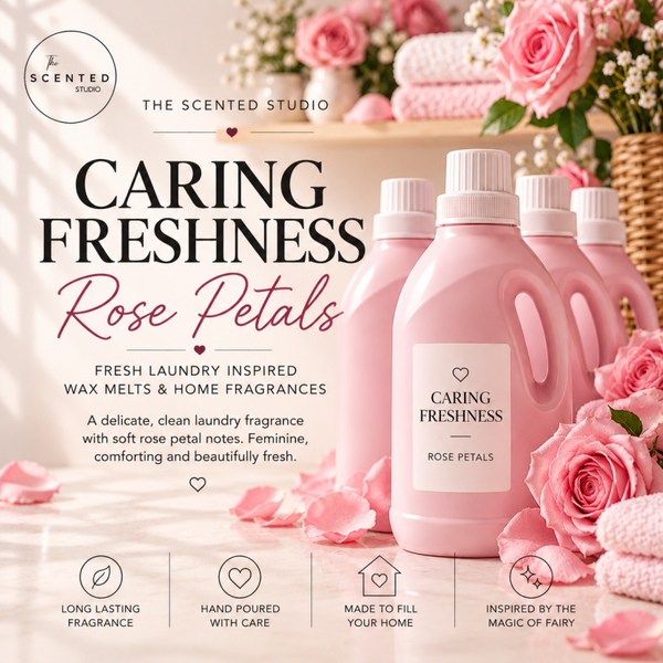 Caring Freshness & Rose Petals Wax Melt – Fairy Inspired Laundry Scent Booster Blend
