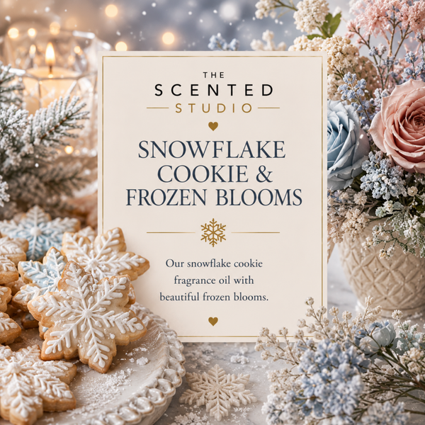 Snowflake Cookie & Frozen Blooms