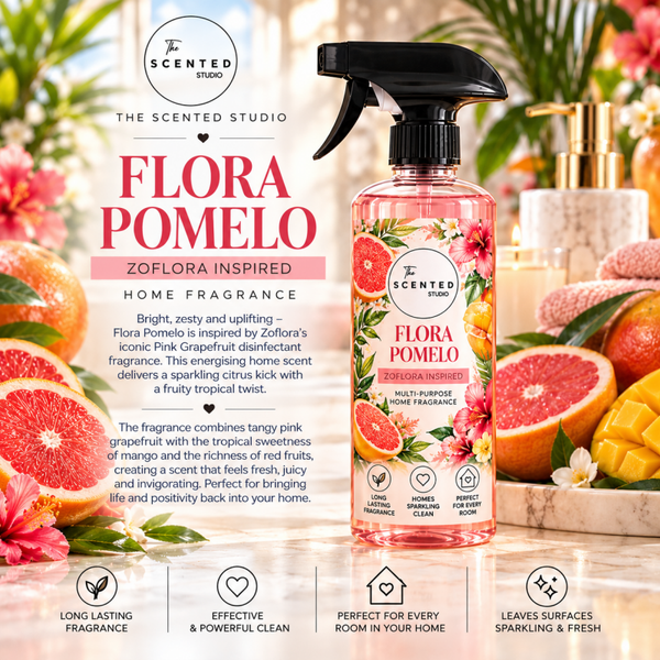 Flora Pomelo Wax Melt – Zoflora Pink Grapefruit Inspired Fragrance