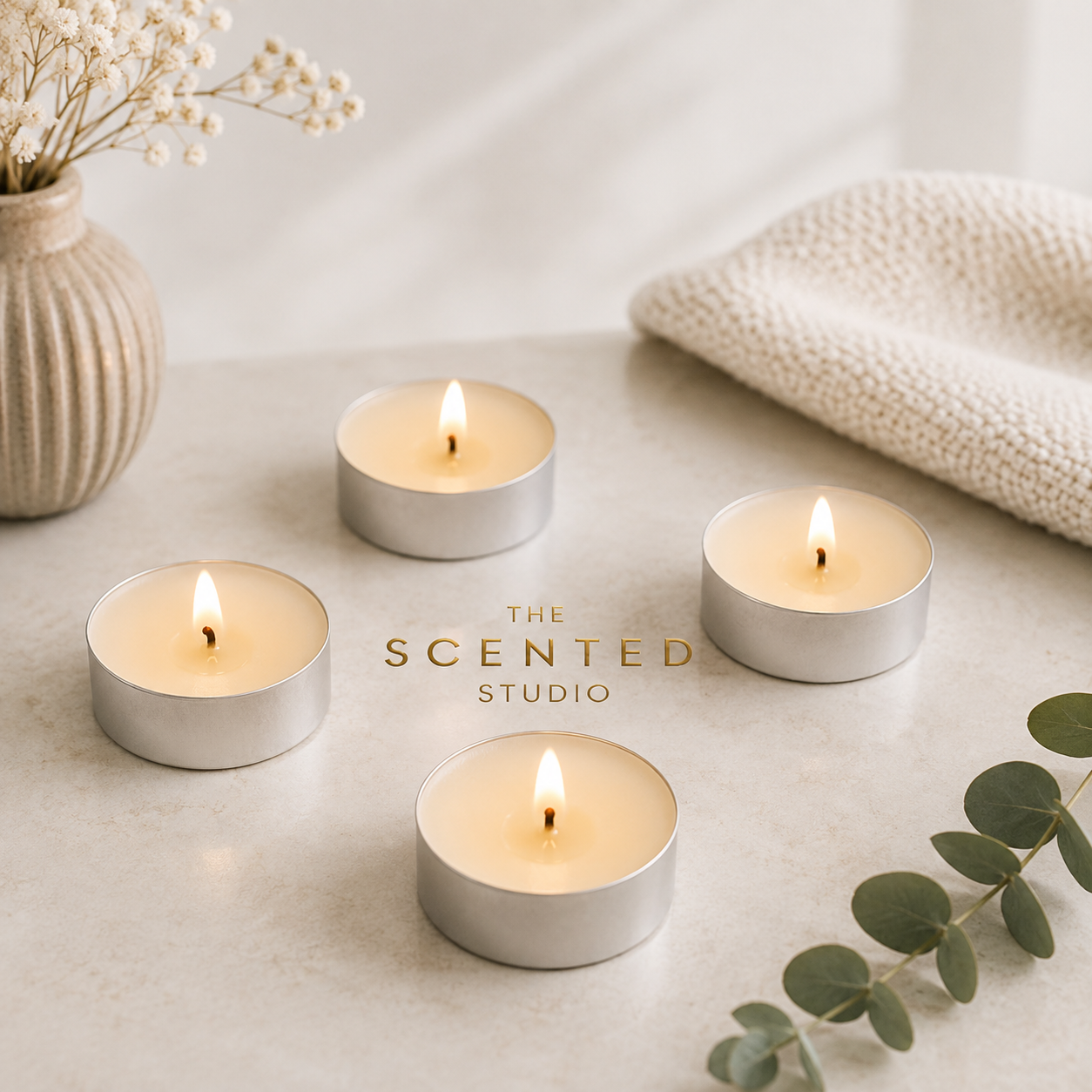 Unscented Tealight Candles for Wax Melts | The Scented Studio