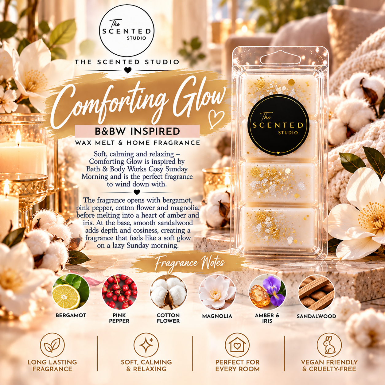 Comforting Glow Wax Melt – Bath & Body Works Inspired Fragrance