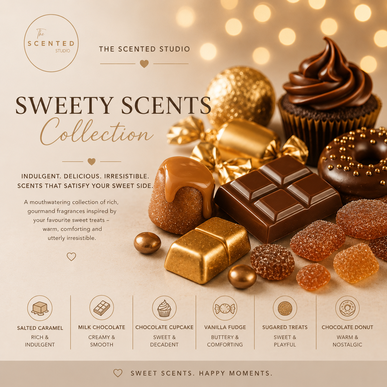"Sweet Collection image – sugary sweet home fragrance wax melts – The Scented Studio"