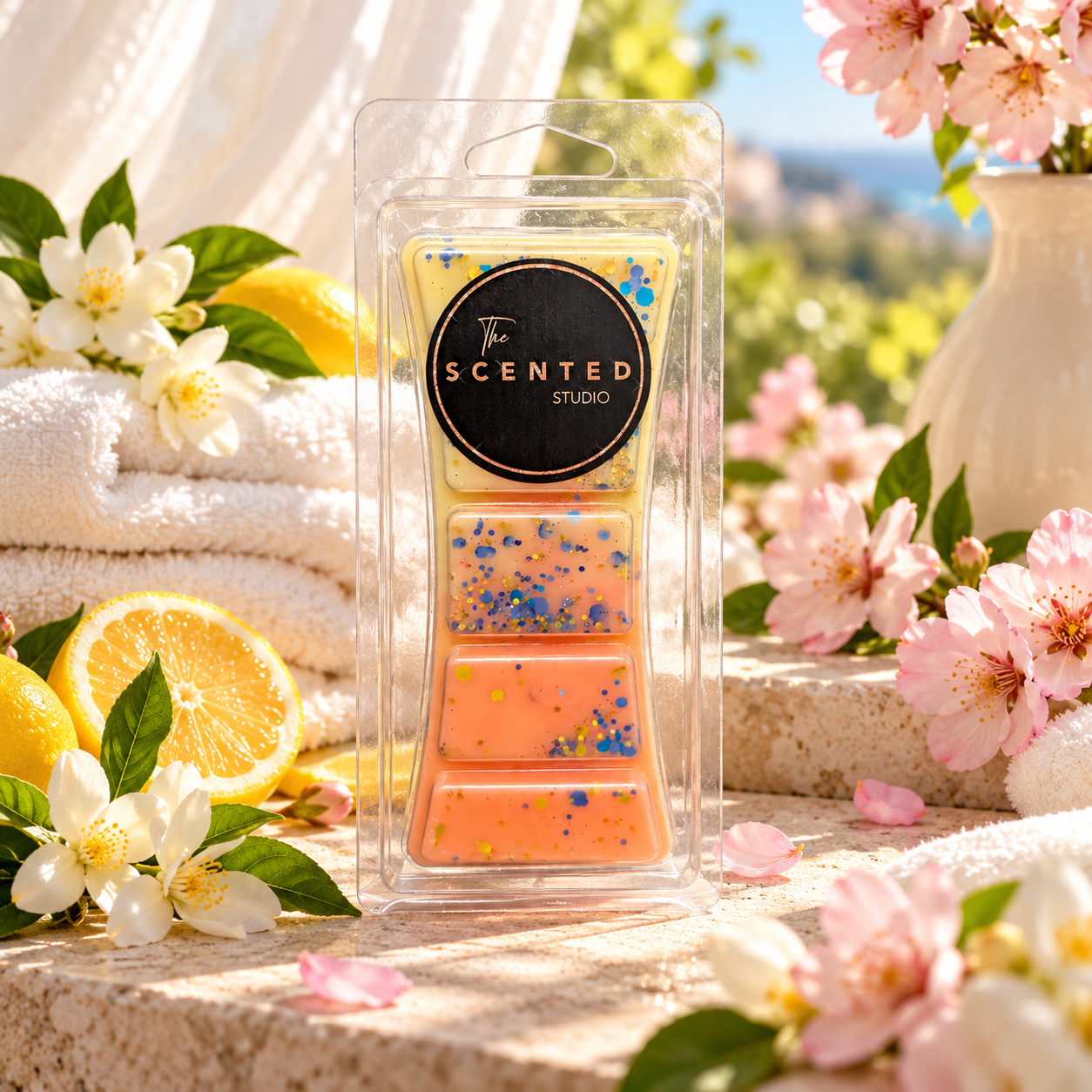 Lenny Summer Wax Melt & Home Fragrance – Lenor Summer Breeze Inspired Floral Laundry Scent