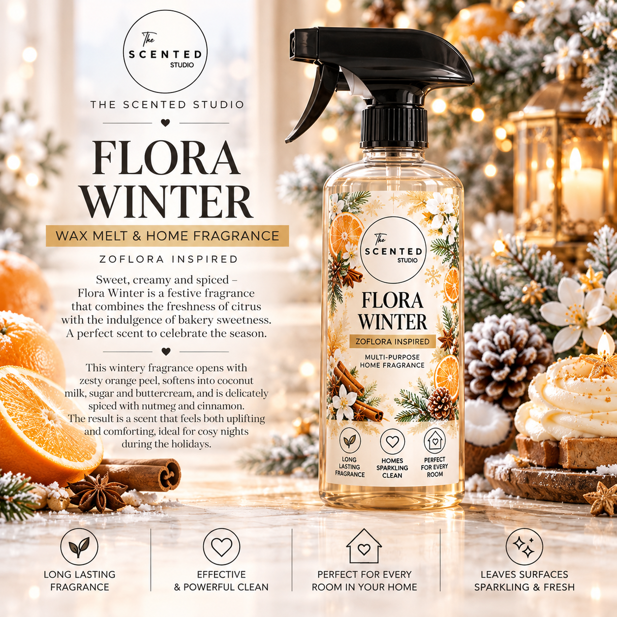Flora Winter Wax Melts (Zoflora Inspired)