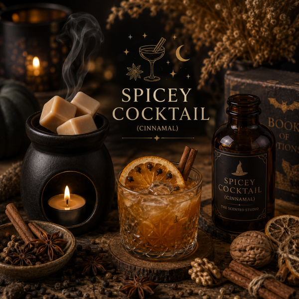 Halloween Spicy Cocktail Wax Melts & Home Fragrances – Apple, Pear, Cinnamon & Clove Autumn Scent