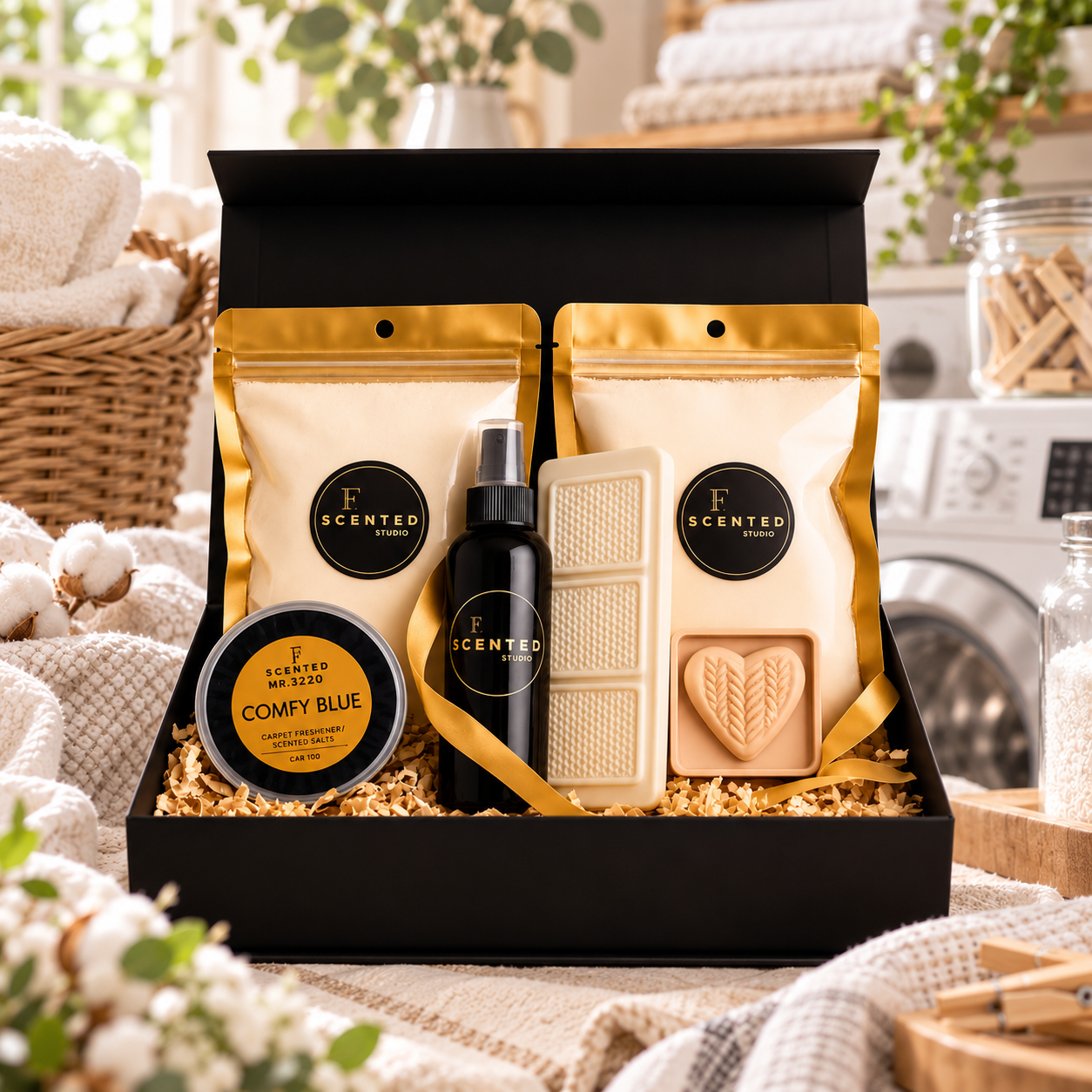 Laundry Inspired Gift Box – Fresh, Just-Washed Home Fragrance