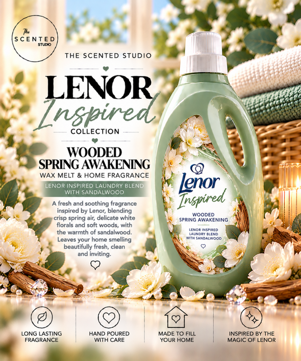 Wooded Spring Awakening Wax Melt & Home Fragrance – Lenor Inspired Laundry Blend with Sandalwood