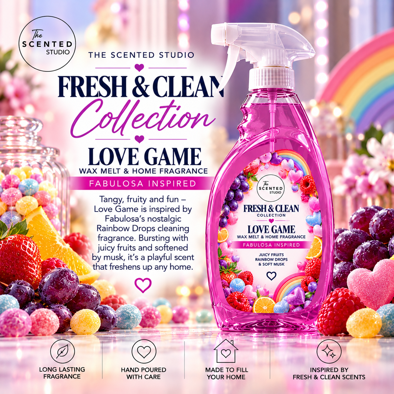 Love Game Wax Melt – Fabulosa Inspired Fruity Musk Fragrance