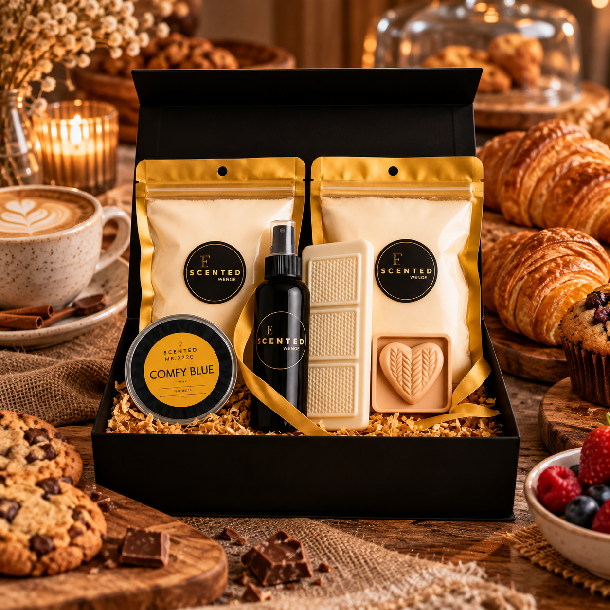 Food & Drink Inspired Gift Box – Bakery, Coffee & Dessert Scents
