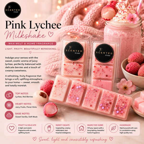 Pink Lychee Milkshake