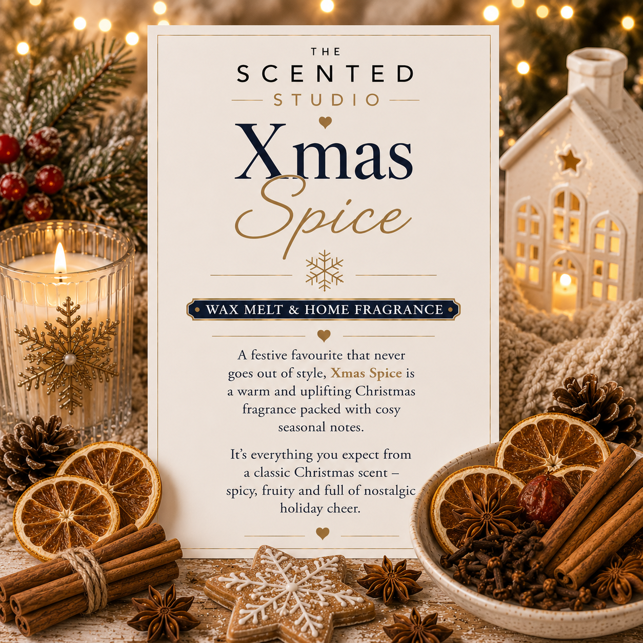Xmas Spice – Classic Cinnamon, Clove & Citrus Christmas Scent