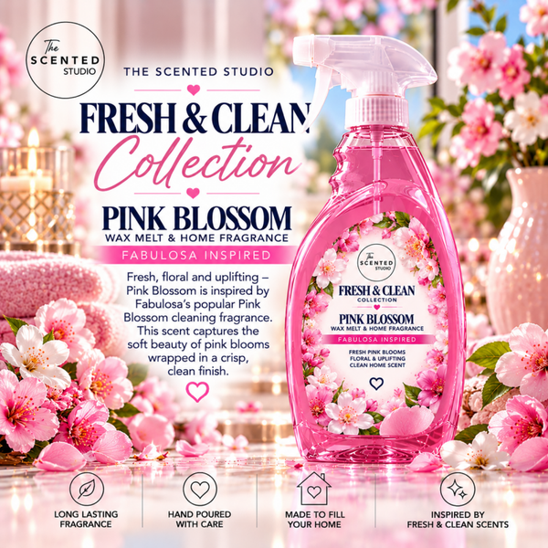 Pink Blossom Wax Melt – Fabulosa Inspired Clean Floral Fragrance
