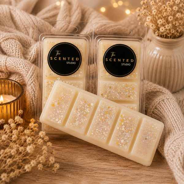 Cashmere Sweater Wax Melt & Home Fragrance – Fruity Floral & Soft Musk Scent