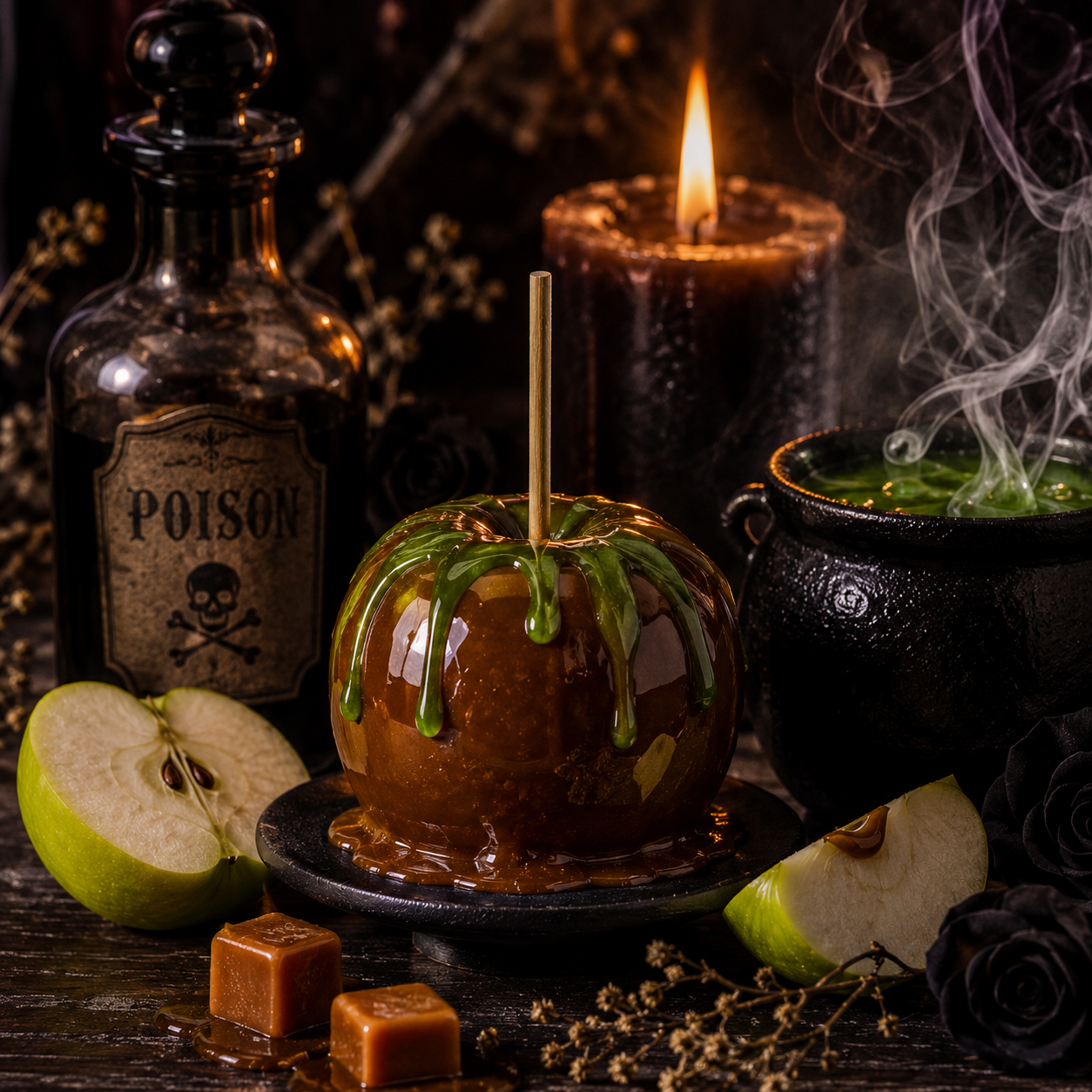 Poisoned Toffee Apple Wax Melt – Sweet Caramel Apple Halloween Fragrance