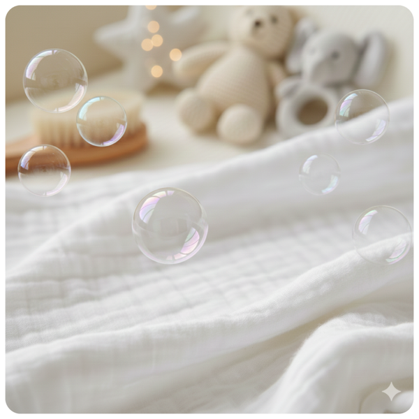 Newborn bubbles Johnson's Bath