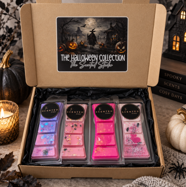 Limited Edition Pink Halloween Wax Melt Gift Box