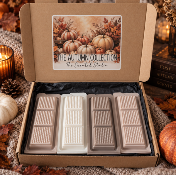 Autumn Wax Melt Gift Box – 4 Cosy Seasonal Scents