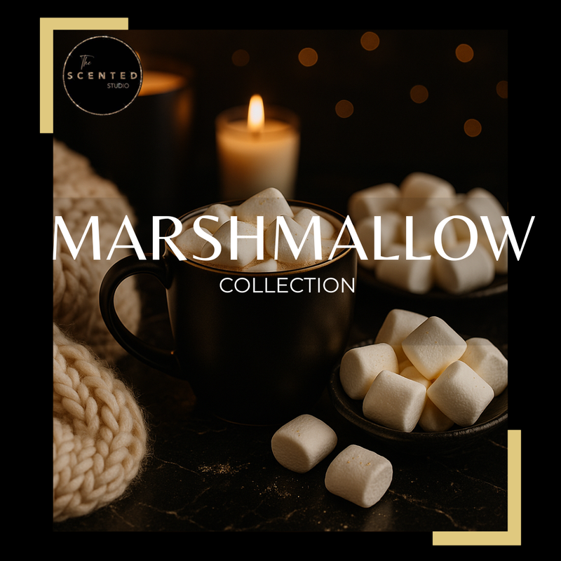 Marshmallow wax melts – eco soy snap bars with soft sweet fragrances
