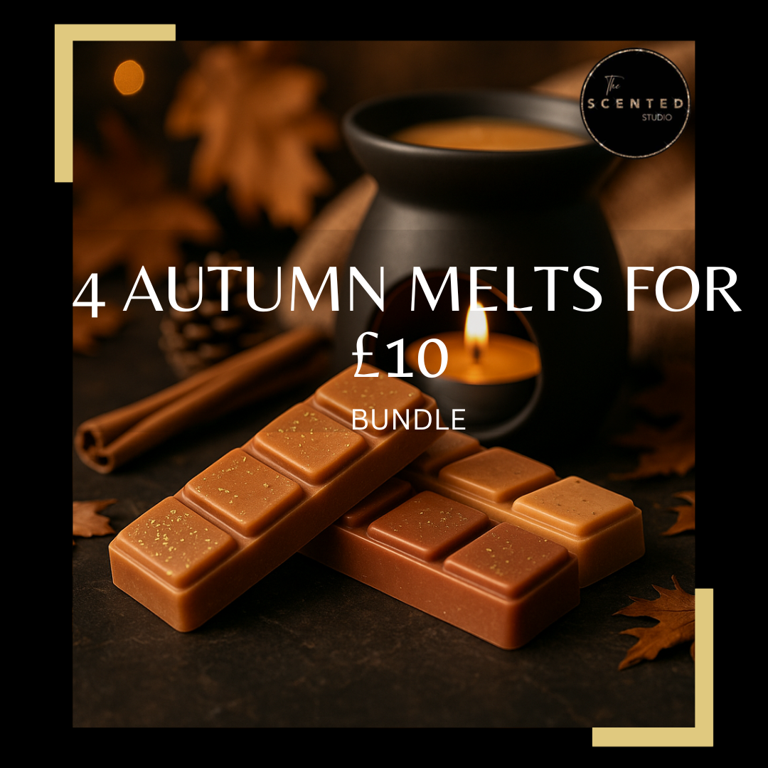 4 Autumn Wax Melts for £10 – Cosy Seasonal Scents