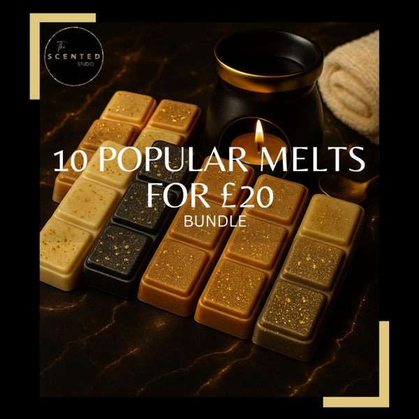 10 for £20 Wax Melts – Popular Dupe Scents, Hand-Poured and Long-Lasting!