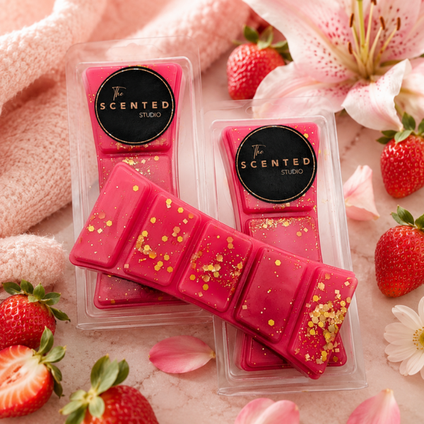 Comfy Strawberry & Lily Wax Melt & Home Fragrance – Comfort Inspired Laundry Scent | THE SCENTED STUDIO