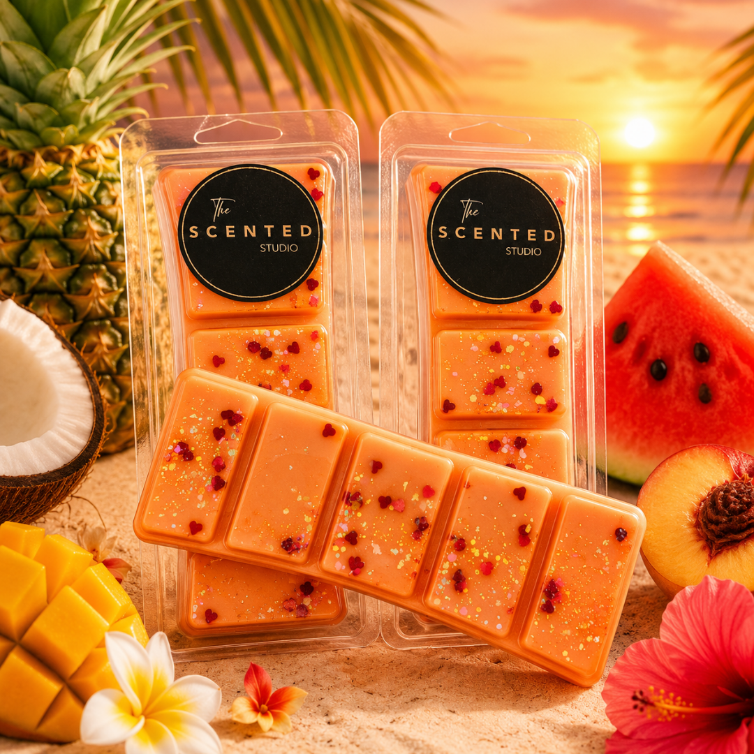 Lenny Sunset Wax Melt & Home Fragrance – Lenor Inspired Tropical Sunset Scent