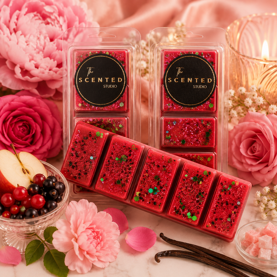 Comfy Peony & Rose Wax Melt & Home Fragrance – Comfort Inspired Laundry Scent | THE SCENTED STUDIO