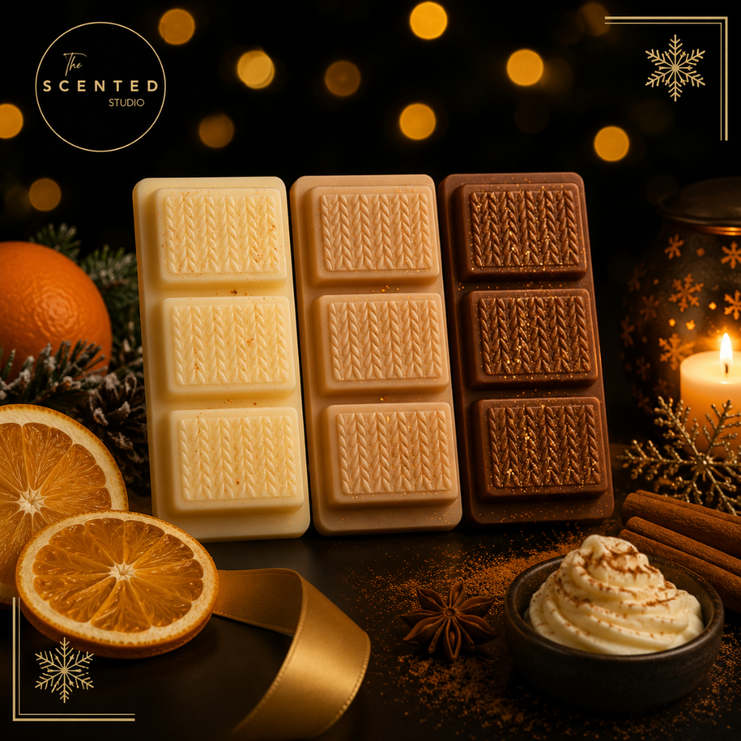 Flora Winter Wax Melt – Festive Citrus & Sweet Spice Fragrance