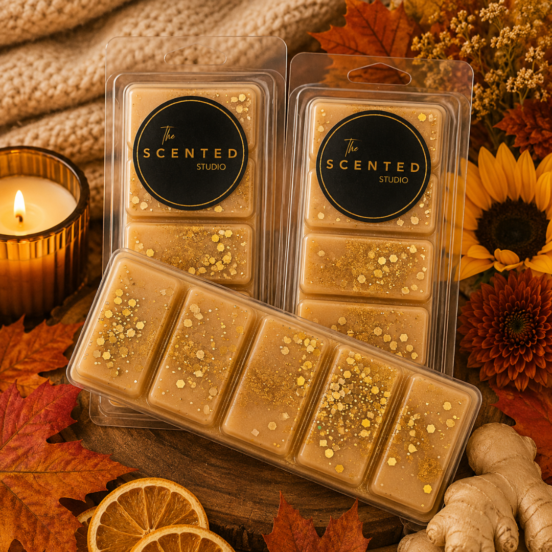Golden Autumn Wax Melt & Home Fragrance – Yankee Candle Inspired Floral & Ginger Scent