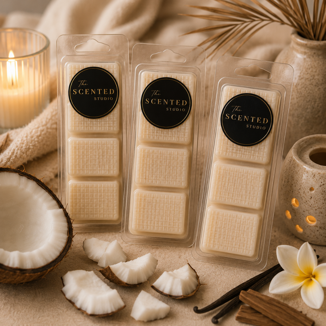 Coconut Solo Wax Melts– Creamy Coconut & Vanilla Home Fragrance