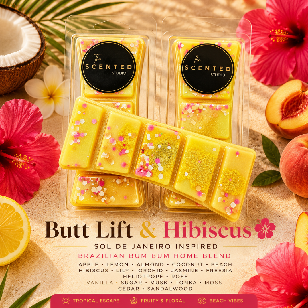 Butt Lift & Hibiscus Wax Melt – Sol de Janeiro Inspired Fragrance