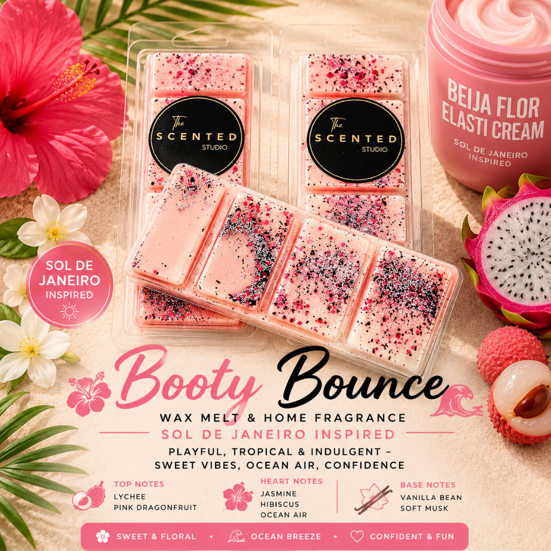 Booty Bounce Wax Melt – Sol de Janeiro Inspired Beija Flor Elasti Cream Fragrance