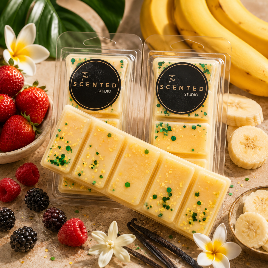 🍌🍓 Banana Bliss – Fruity Wax Melt & Home Fragrance 🍓🍌