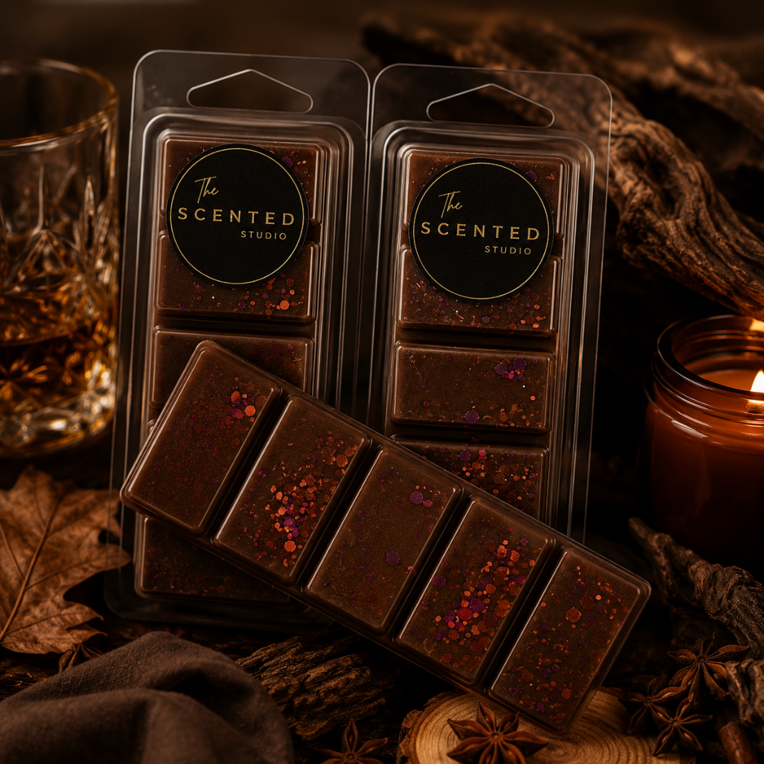 Intense Wood Wax Melt & Home Fragrance – Mahogany Teakwood, Cedar & Amber Scent