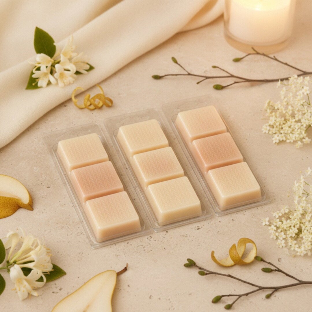 Winter Honeysuckle & Elderflower Wax Melt & Home Fragrance – Floral, Fruity & Musk Scent