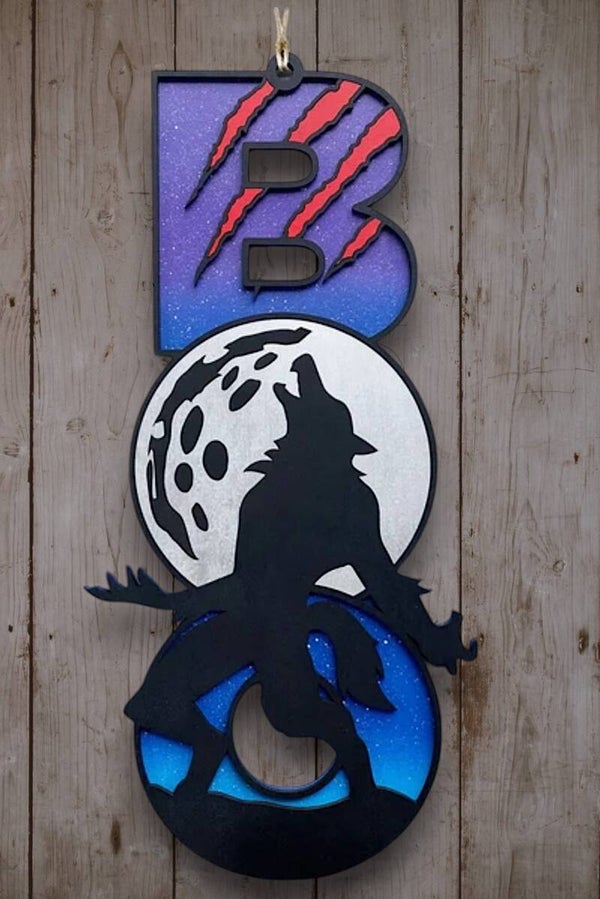 Wolf Boo Sign