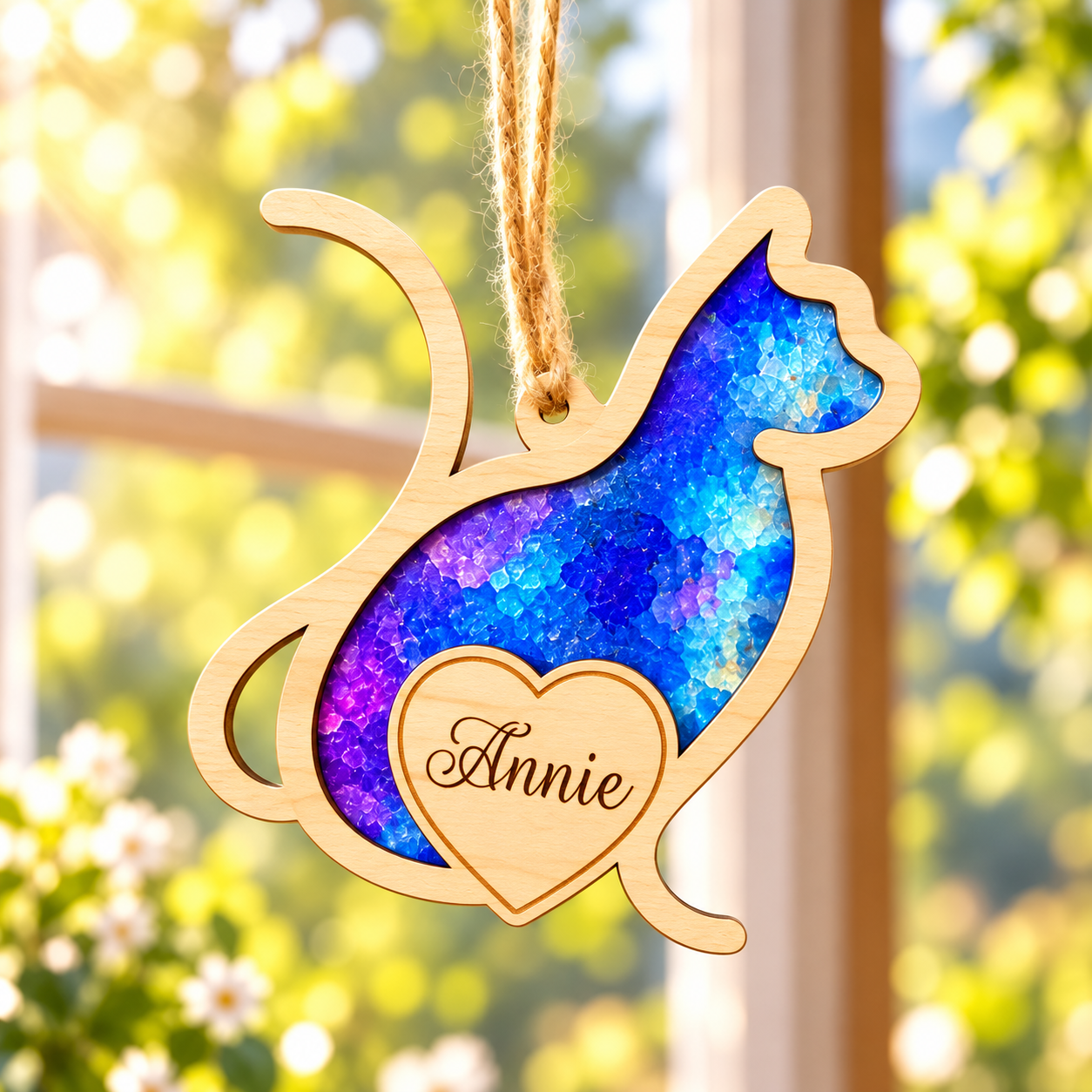 Personalized Cat Suncatcher