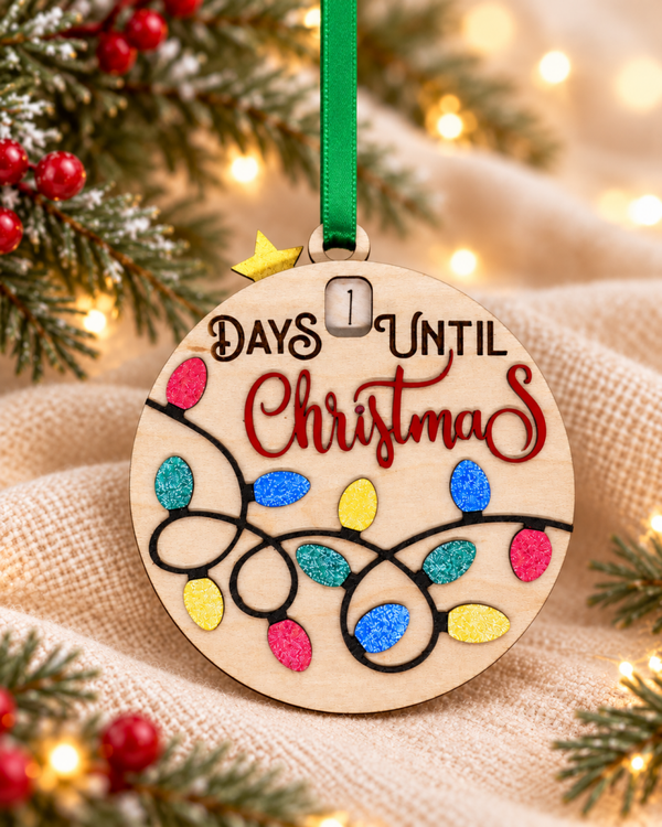 Christmas Countdown Ornaments