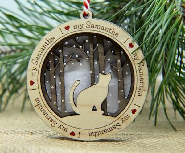 Custom Cat Ornament
