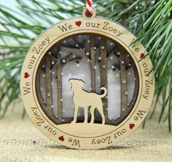 Custom Dog Ornament
